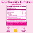 thumbnail image 3 of Pink Stork Fiber Gummies - Vegetarian Prebiotic Inulin Digestive Support, Assorted Fruit Flavors, 60 Count, 3 of 6