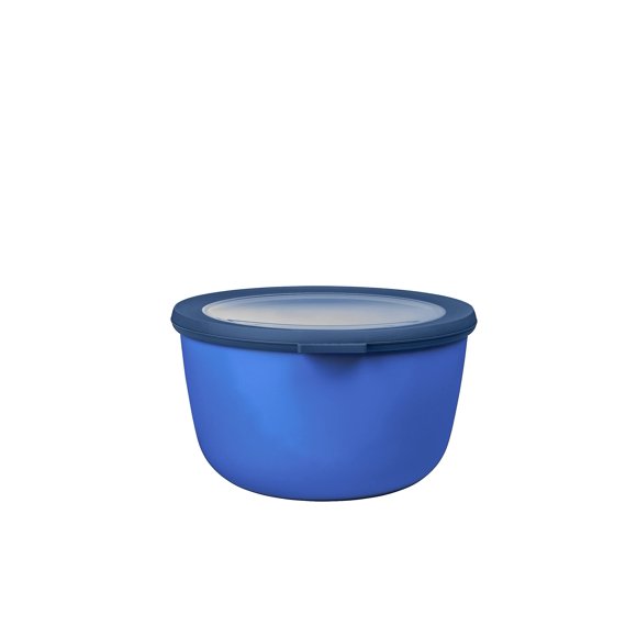 Cuenco de almacenamiento de alimentos Mepal Cirqula, 2000 ml, con tapa, color azul vivo