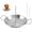 Comes with 2 Skewers, variant on Vertical Skewer Grill, Stainless Steel, for Al Pastor, Turkey, BBQ