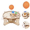 thumbnail image 3 of Tachiuwa Modèle de Système Solaire Électrique Terre Lune Planète Compact Bricolage Science pour Tee, 3 of 9