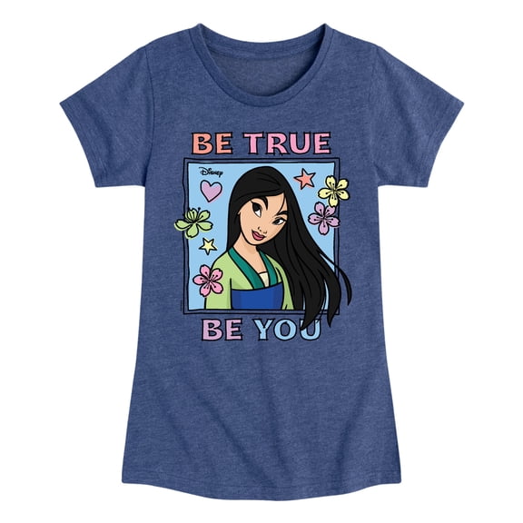 Disney Princess - Be True Be You Mulan Fitted Short Sleeve Graphic T-Shirt