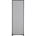 thumbnail image 2 of Global Industrial 695787FGY Interion Freestanding Office Partition Panel, Gray - 24.25 x 96 in., 2 of 6
