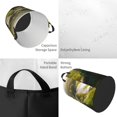 thumbnail image 2 of Fotbe Deep Forest Stone Green Dragon Cesto de Ropa con Asas, Cesto Impermeable de Gran Capacidad, Bolsa de Lavado para Dormitorio, Cesto de Ropa con Ruedas y Asas-Small, 2 of 6