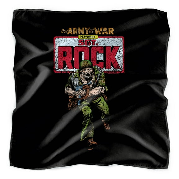 Justice League Sgt. Rock Bandana (21 in x 21 in)