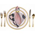 thumbnail image 2 of WYYP Rabbit Mask Flower Cloth Napkin Reusable Dinner Napkin for Dining Table Kitchen Daily Party Housewarming Farmhouse Decor 4 PCS, 2 of 7