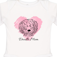 thumbnail image 4 of Inktastic Doodle Mom Girls Long Sleeve Baby Bodysuit, 4 of 5