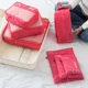 thumbnail image 1 of Juego de bolsas organizadoras de viaje para almacenamiento, Maleta portátil para equipaje, ropa, zapatos, embalaje, 7/6 unidades, 1 of 5