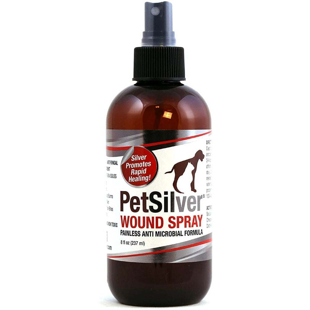 PetSilver Wound Spray with Chelated Silver Antimicrobial Wound Care