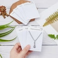 thumbnail image 3 of 50Pcs Jewelry Display Cards 2.4"x3.5" Velvet Necklace Display Cards White Necklace Card Holder for Necklace Display (with Words-Fashion Jewelry) diy, 3 of 7