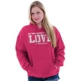thumbnail image 3 of Greatest is Love Corinthians 13:13 Hoodie Sweatshirt Women Brisco Brands S, 3 of 4