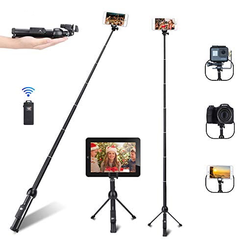 DELEE Perche à selfie extensible avec télécommande sans fil amovible et trépied pour iPhone X/iPhone 8/8 Plus Xiaomi Galaxy S9/S9 Plus/S8/S8 Plus/Note8 plus DELEE Perche à selfie extensible avec télécommande sans fil amovible et trépied pour iPhone X/iPhone 8/8 Plus Xiaomi Galaxy S9/S9 Plus/S8/S8 Plus/Note8 plus