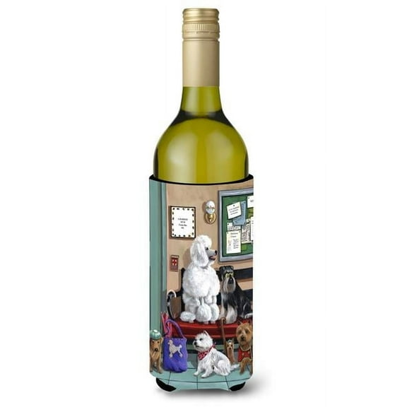 24 oz Dogs Vet Visit Wine Bottle Hugger