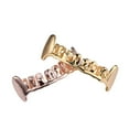 thumbnail image 4 of KLKCMS Copper 18k Gold Plated Fang Drip Grill Bottom Teeth Fangs Dripping, 4 of 9