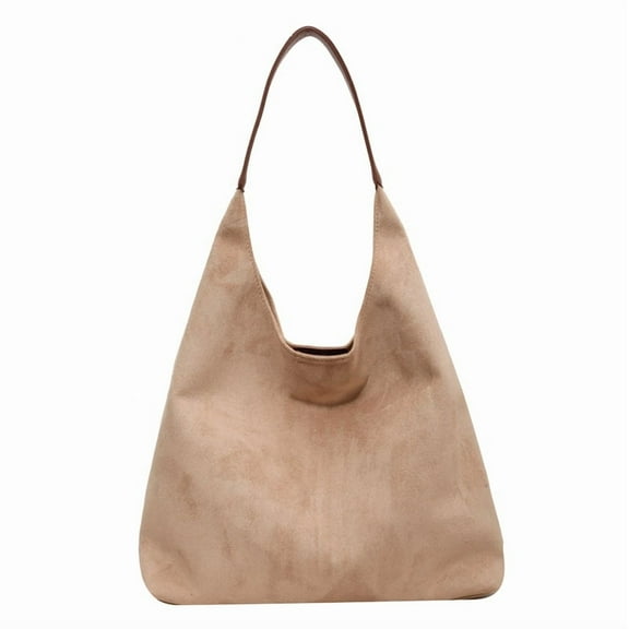 Suede Purses for Women,Slouchy Bags for Women, Suede Hobo Bags for Women, Slouchy Tote for Travel, Shopping, Work, Off white