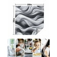 thumbnail image 5 of Hokiten Kitchen Dinner Napkins Set of 8 Modern Sea Waves Cloth Napkins Reusable Washable Table Napkins for Weddings Cocktail Parties Holiday Table Decor 20x20 Inch, 5 of 8