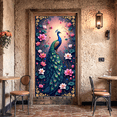 thumbnail image 5 of LUUFILx Peacock Lotus Backdrop Banner Floral Wall Hanging for Wedding Home Decor Party Supplies Photography Background Romantic Anniversary Stunning Art Display, 5 of 8