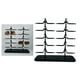 thumbnail image 4 of Soporte para gafas de terre de filas, soporte para gafas, instalación sencilla, giratorio y fácil desmontaje , negro Blanco negro Yotijar estante para gafas de sol, 4 of 10
