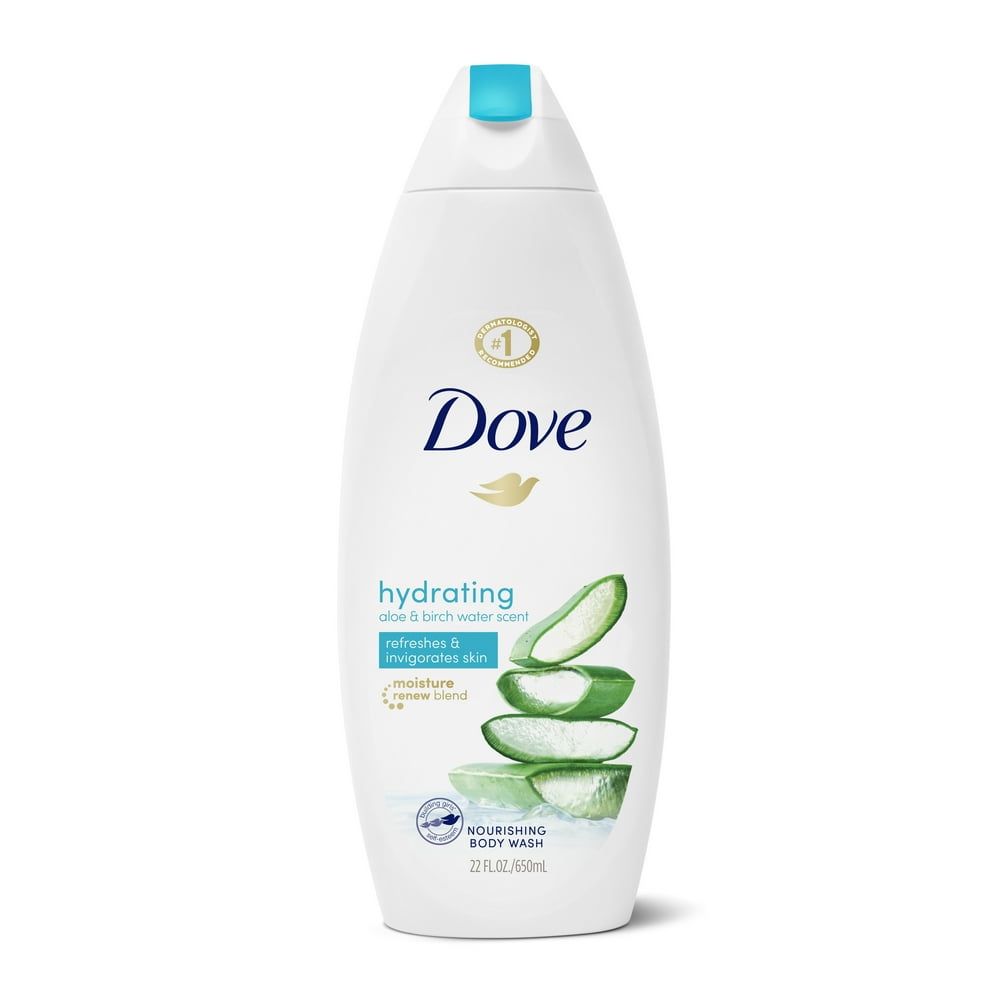 Dove Hydrating Body Wash Aloe and Birch Water Scent 22 fl. Oz