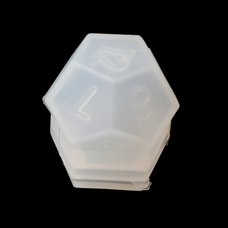 Crystal Epoxy Resin Mold Kit Dice Digital Game Silicone Mould Art