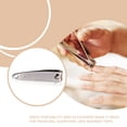 thumbnail image 4 of Jumpingount Cortaúñas resistente al desgaste, recortadora de viaje, anticorrosión, manicura, pedicura, cuidado de uñas, tijeras, accesorio de belleza Juegos de manicura Como se muestra Jumpingount MJ12491-00, 4 of 6