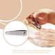 thumbnail image 4 of Vogacara Cortauñas profesional recortador de uñas anticorrosión manicura pedicura niños mango cuidado tijeras pequeño accesorio de belleza Juegos de manicura Como se muestra Vogacara MJ12491-00, 4 of 6