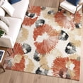 thumbnail image 6 of Addison Rugs Mayfield Premium Machine Washable Transitional Floral Paprika Rectangle Rug, 9' x 12', 6 of 6
