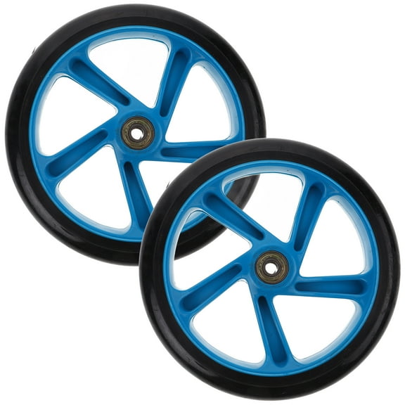 Worgeous Razor Scooter Replacement Wheels Durable PU Material for Electric Scooters Wheelchairs 2pcs