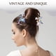 thumbnail image 5 of 3 horquillas vintage con diseño de mariposas para el pelo, accesorios para el pelo para mujer., 5 of 7