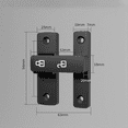 thumbnail image 2 of Cerradura para Puerta Metal Interior, Cerradura para Puerta Baño, Cerradura para Puerta Corrediza, Cerradura para Puerta Madera, Cerradura Antirrobo para Puerta, 2 of 6