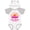 White & Heather w/ Ears, variant on Inktastic Summer Enjoy the Sunshine Outer Banks North Carolina in Pink Boys or Girls Baby Bodysuit