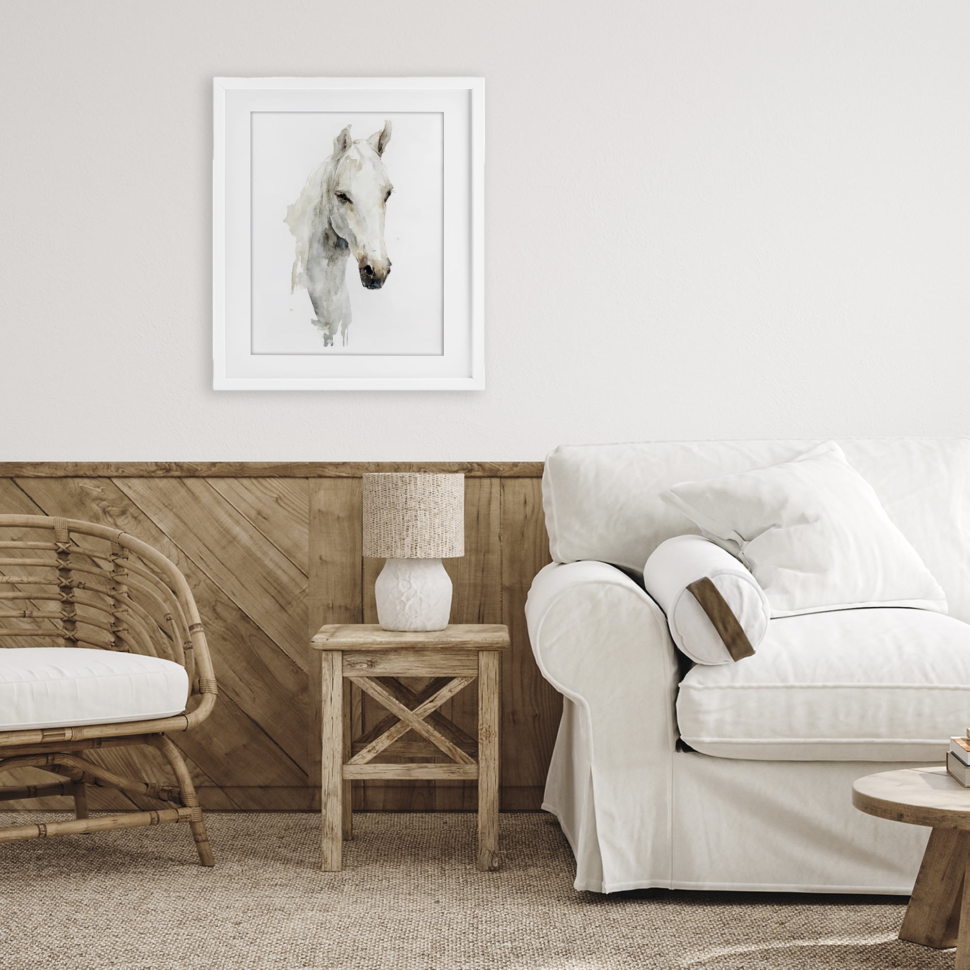 Stupell Industries Soul Of The Prairie White Framed Print Under Glass, design by Svetlana Aleynikova