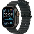 thumbnail image 1 of Remis à Neuf Apple Watch Ultra 2 49mm Titane Noir - Bracelet Ocean Noir 3N457LL/A, 1 of 2