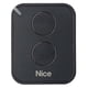 thumbnail image 1 of NICE FLO2RE remote control for automatic doors and garage doors, ON2E/A transmitter with two buttons (for NICE RB400 and NICE RB1000 doors), black, 1 of 5