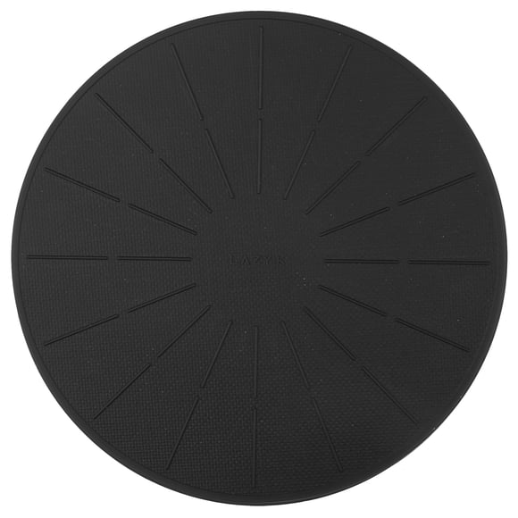 Alfombrilla de inducción Lazy K, silicona, fibra de vidrio, color negro