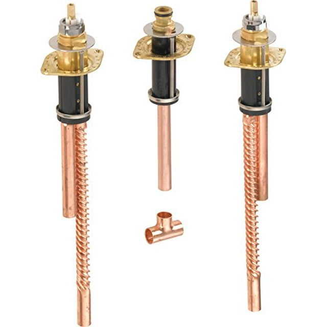 Delta Faucet Robinet Romain pour Baignoire à Entrée Rugueuse pour Robinet de Bain de Baignoire Romaine à 2 Poignées Delta R2707