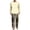 E Yellow, variant on Horkkom Mens Pjs Sets Crewneck Long Sleeve Shirts Elastic Waist Plaid Pajama Pants Casual Comfy Men's Sleepwear L