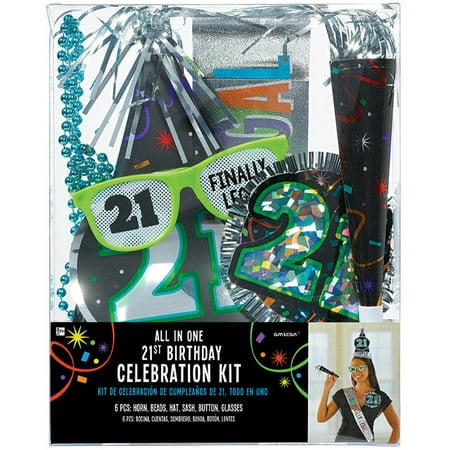  21st  Birthday  Accessory Kit Party  Supplies  Walmart  com