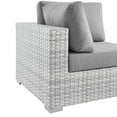 thumbnail image 2 of Modway Convene Outdoor Patio Corner Chair in Light Gray Gray, 2 of 7