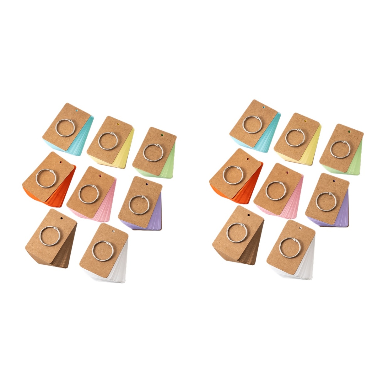 HOMEMAXS 2pcs 8 Books Office Notepads Memo Pads Lined Flash Cards Index Cards Pads for Study Learning