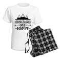 thumbnail image 4 of CafePress - Hiking Makes Me Happy Pajamas - Women's Short Sleeve Print T-Shirt and Pants Light Cotton Pajama Set, 4 of 7