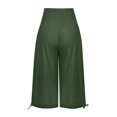 thumbnail image 7 of Drovellove Women's Plus Size High Waisted Wide Leg Pants - Loose Fit Straight Leg Trousers with Elastic Waistband for Casual Beach Vacation or Boho Office Outfits, 7 of 7