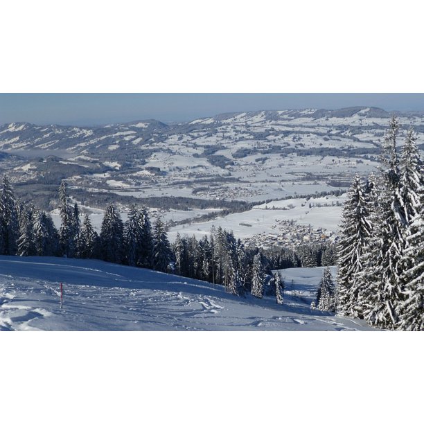 Winter Snow Sun Frost Greened Allgaƒae A A U Cold Inch By 30 Inch Laminated Poster With Bright Colors And Vivid Imagery Fits Perfectly In Many Attractive Frames Walmart Com Walmart Com