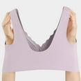 thumbnail image 4 of SELONE Bras for Women Front Closure Push Up Support Wireless Bra Wide Strap T-Shirt Bralettes Solid Comfortable Underwear, 4 of 4