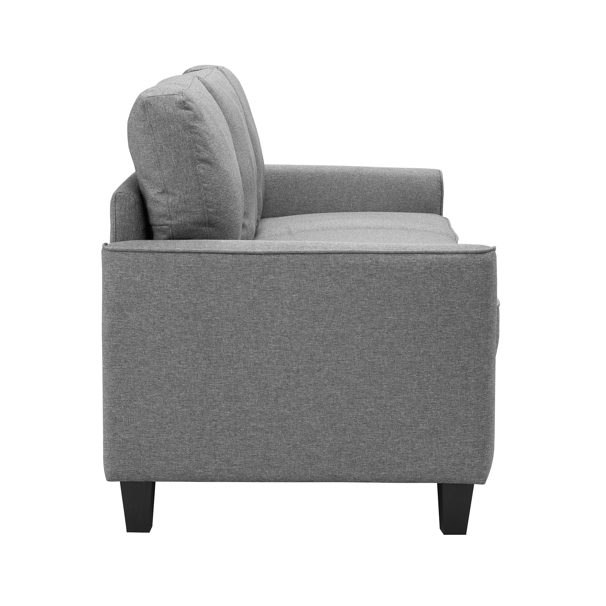 Mainstays Auden 81" 3 Seat Classic Modern Sofa, Gray