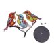 thumbnail image 1 of Birds on Branch, Double Painted Iron Desk Ornaments, Colorful Birds, Home Decor, 3 Birds (Opposite Direction), 1 of 4