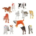 thumbnail image 1 of TISHITA 12 pcs Plastic Animals Small Pet Dogs Figurines Model Figure Collection Toys, 1 of 8