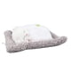 thumbnail image 2 of Simulación de vida de gato como suave y resistente al color, figura de gato peludo, modelo de gato para niños, decoración del hogar, accesorios decorativos, gato blanco, 2 of 5