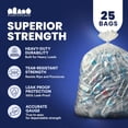 thumbnail image 4 of Bolsas de basura Plasticplace 95 a 96 galones 2 mil de espesor 61 x 68 pulgadas 25 unidades, 4 of 5