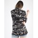thumbnail image 5 of Blazer negro letras blancas AMAD Casual para mujer Talla S, 5 of 5