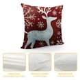 thumbnail image 4 of Heduofu Christmas Pillow Covers Decorative Farmhouse Throw Pillow Covers Holiday Rustic Pillow Cases for Sofa Couch Home Decor Christmas Decorations Xmas Cushion Covers White, 4 of 5